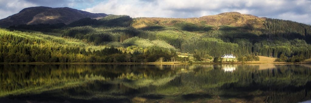 Loch Chon small loch between Kinlochard and Inversnaid Trossachs